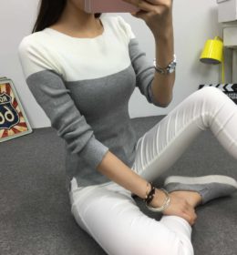 gray-sweater-simple-terbaru-2016-korea